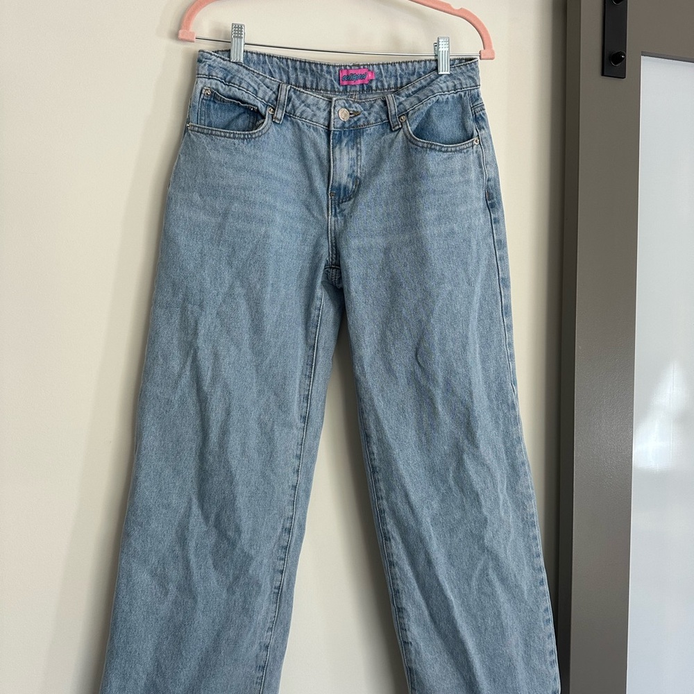 Edikted Blue Denim Jeans